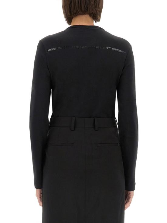  헬무트랭 긴팔 티셔츠 O06HW507 001 Black - HELMUT LANG