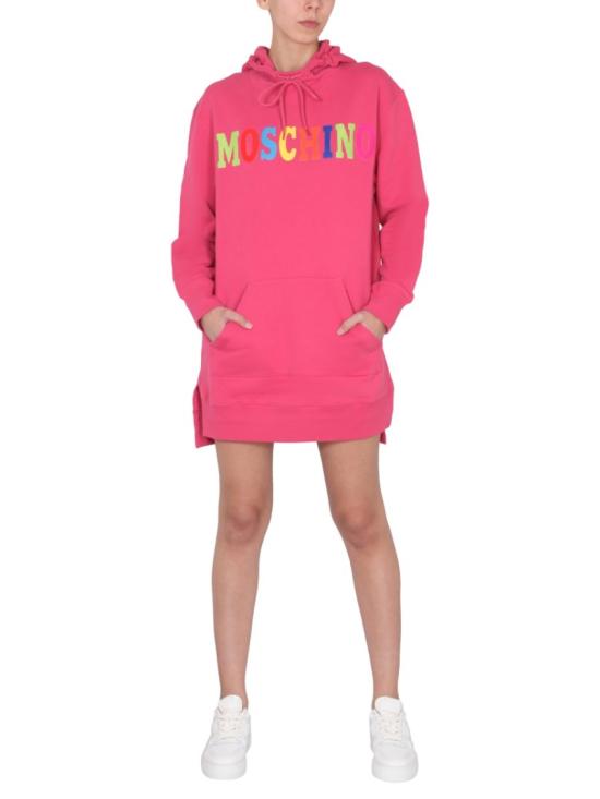  모스키노 미디 원피스 04500528 2206 Burgundy - MOSCHINO