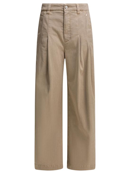 26SS 브루넬로 쿠치넬리 데님 팬츠 MH137P4066C9195 Beige