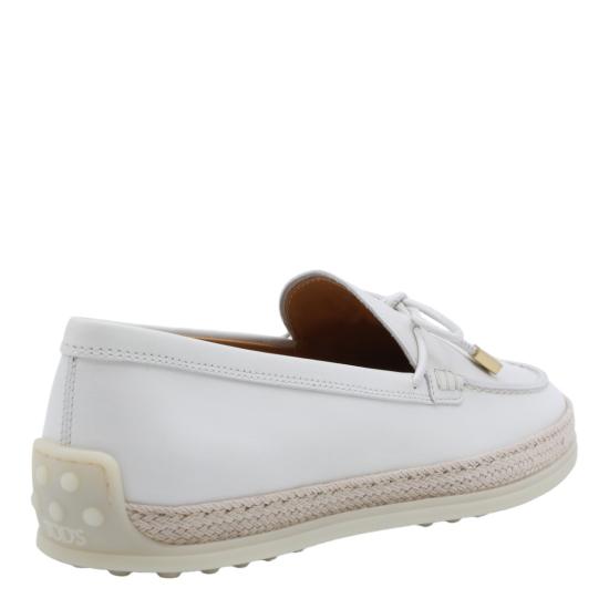 26SS 토즈 플랫 슈즈 XXW92K0JV70N6MB015 White - TODS