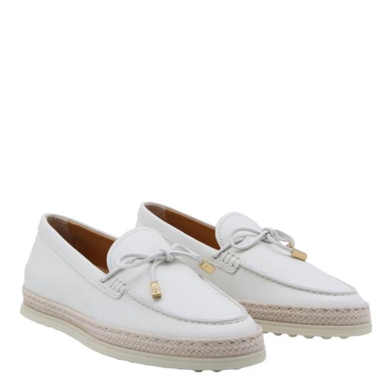 26SS 토즈 플랫 슈즈 XXW92K0JV70N6MB015 White - TODS