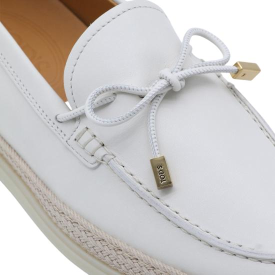 26SS 토즈 플랫 슈즈 XXW92K0JV70N6MB015 White - TODS