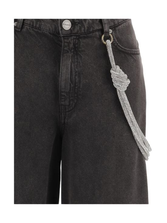 26SS 핑코 데님 팬츠 104601A33RZ99 Black - PINKO