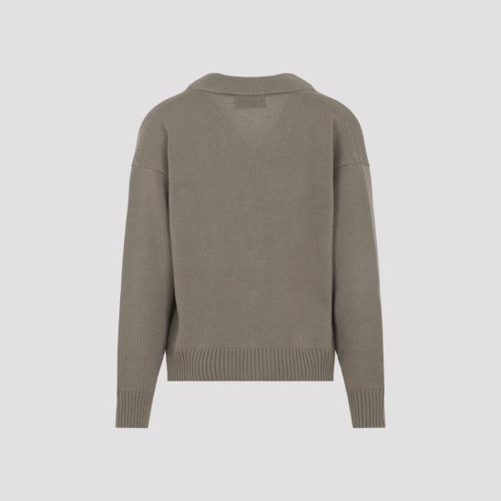 26SS 아미 울 드 하트 가디건 UKC380 KN0156 Brown - AMI