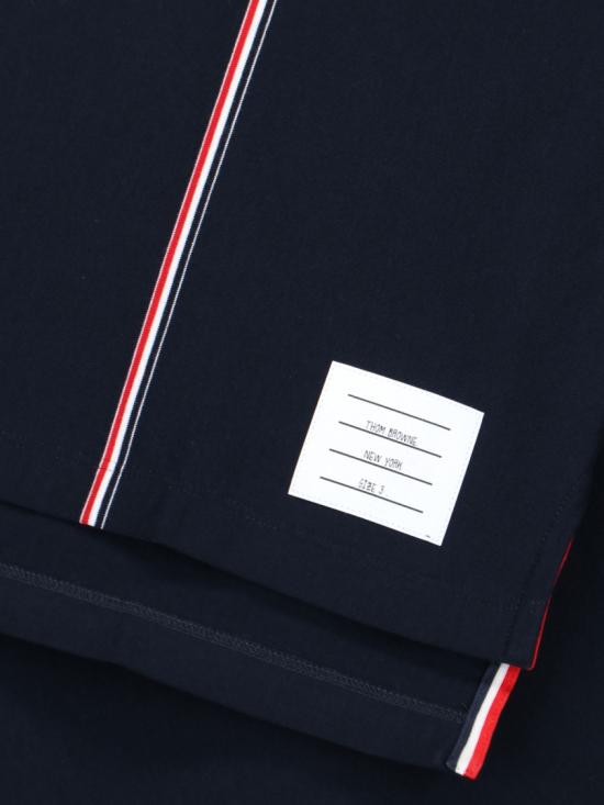 26SS 톰브라운 RWB 스트라이프 티셔츠 MJS252A J0138415 Blue - THOM BROWNE