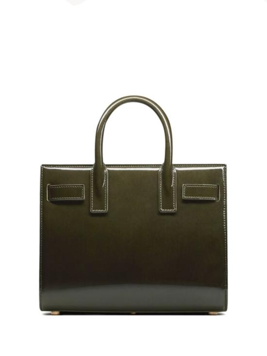  생로랑 삭 드 주르 나노 페이턴트 레더 마일드 398711 AAD163446 Black - SAINT LAURENT