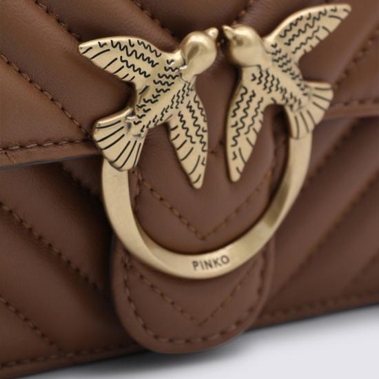 26SS 핑코 숄더백 100074A0GKL17Q Brown - PINKO