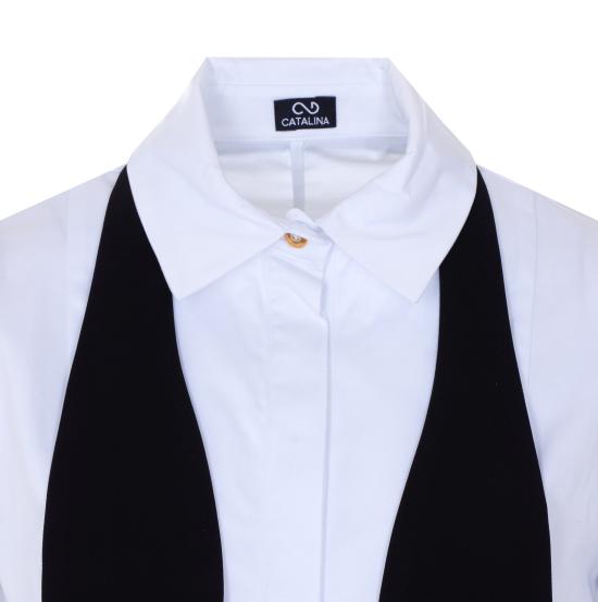 26SS CATALINA 셔츠 JACQUELINE WHITE BLACK White - OTHER BRANDS