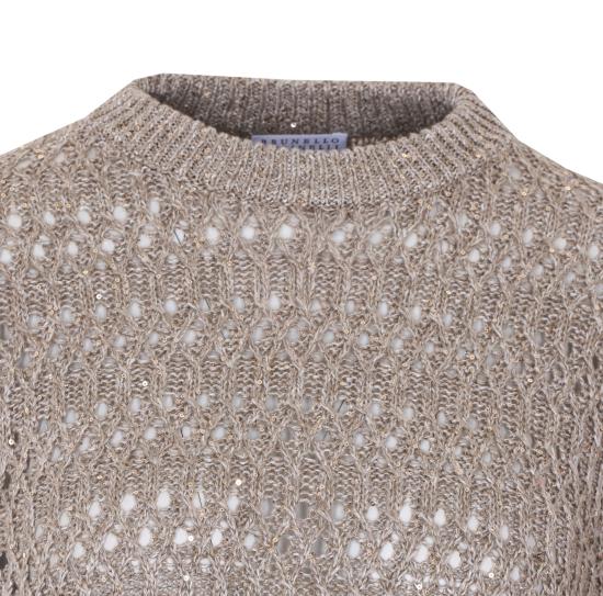 26SS 브루넬로 쿠치넬리 스웨터 MCO564700 C9089 Beige - BRUNELLO CUCINELLI