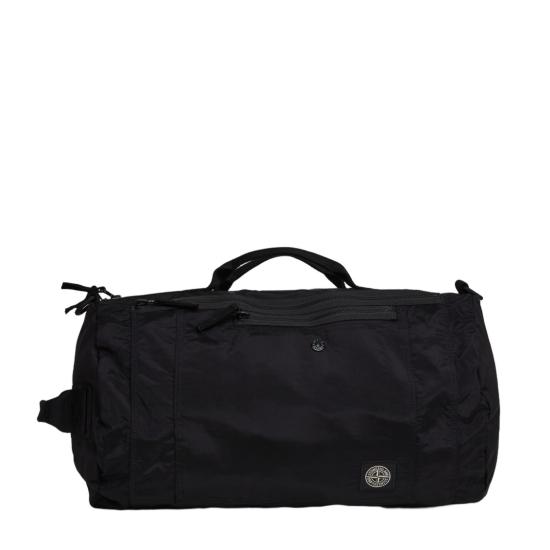 26SS 스톤 아일랜드 코티드 나일론 메탈 에코닐 더플백 리무버블 스트랩 L1S159200011 S0251 Black