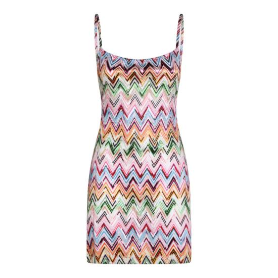 26SS 미소니 미디 원피스 MS26SQ1NBJ00QLSM9Z9 Red