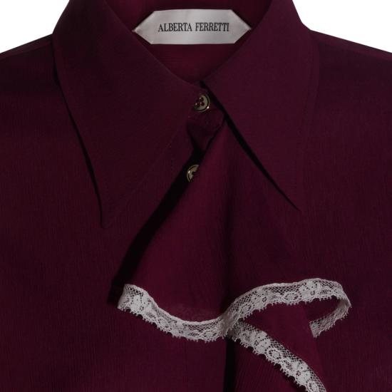 26SS 알베르타 페레티 블라우스 261U022816171233 Purple - ALBERTA FERRETTI