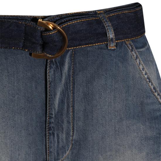 26SS 핑코 데님 스커트 106595A37KPJC Blue - PINKO