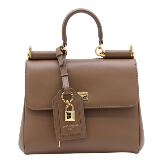 26SS 돌체앤가바나 마이 시실리 핸드백 BB7781B73218Z093 Brown