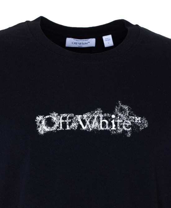 26SS 오프화이트 반팔 티셔츠 OMAA027S26JER007 0001 Black - OFF WHITE