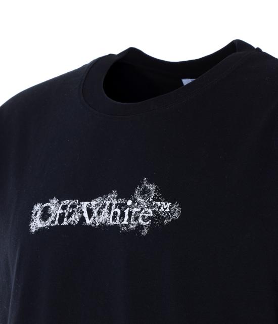 26SS 오프화이트 반팔 티셔츠 OMAA027S26JER007 0001 Black - OFF WHITE