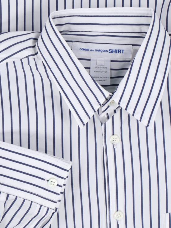 26SS 꼼데가르송 긴팔 셔츠 FZ B115 PER119 White - COMME DES GARCONS