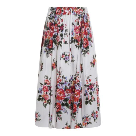 26SS 돌체앤가바나 롱 스커트 F4DC7THS5UUHA5ZO White