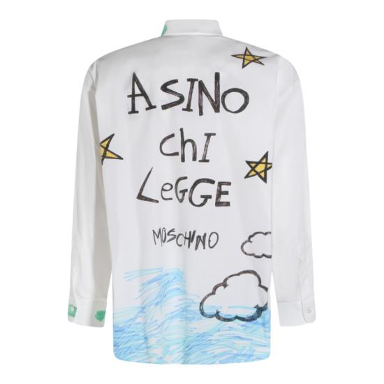 26SS 모스키노 긴팔 셔츠 261ZZ023902682888 White - MOSCHINO