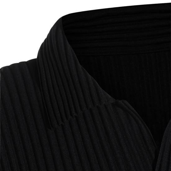 26SS 옴므 플리세 이세이 미야케 폴로 티셔츠 HP66JM53015 Black - HOMME PLISSE' ISSEY MIYAKE