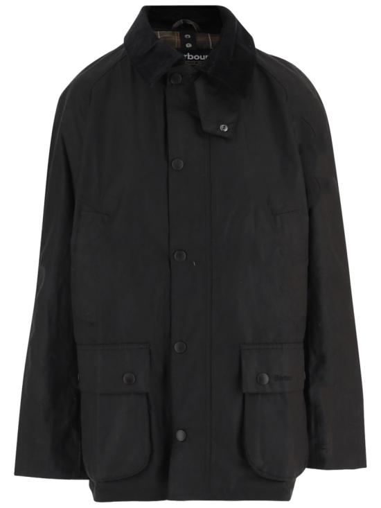 26SS 바버 애쉬비 왁스 자켓 MWX0339BK72 Black