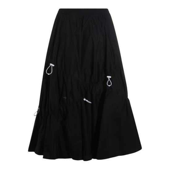 26SS 모스키노 미디 스커트 261E010605311555 Black - MOSCHINO