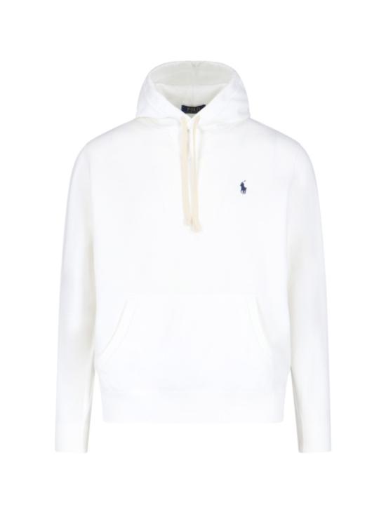 26SS 폴로 랄프로렌 포니로고 자수 후드 티셔츠 710 766778009 White