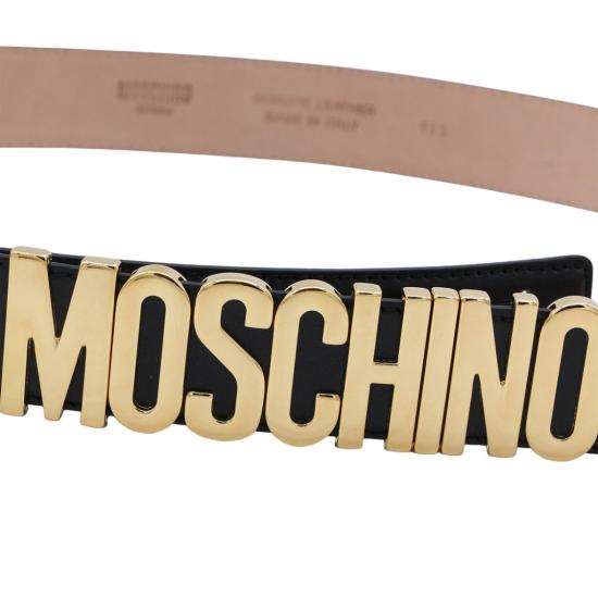 26SS 모스키노 가죽 벨트 MD6000PP0OFD900A Black - MOSCHINO