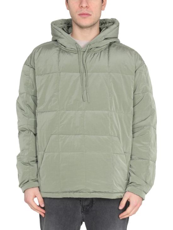  옌키옌키 후드 티셔츠 ANORAKJACKETMAN RIBKHAKI Grey