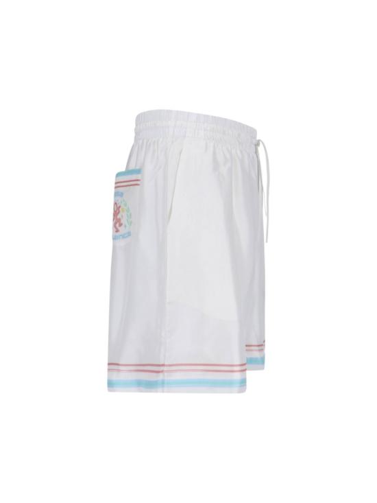26SS 카사블랑카 숏팬츠 M SP26 TR 399 01DANCE JOY White - CASABLANCA