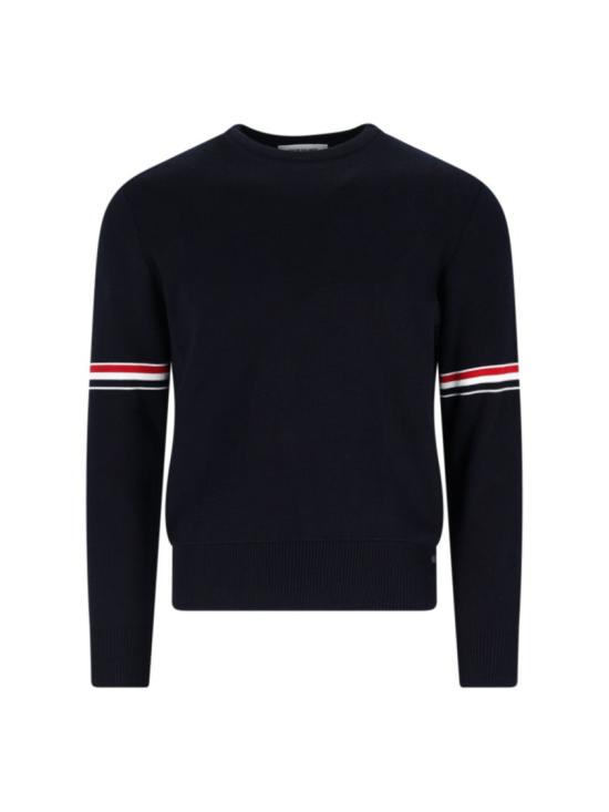 26SS 톰브라운 자카드 RWB 암밴드 니트 MKA326A Y3001415 Blue