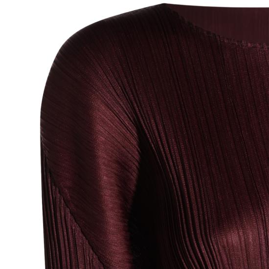 26SS 플리츠플리즈 롱 원피스 PP66JH11684 Burgundy - PLEATS PLEASE