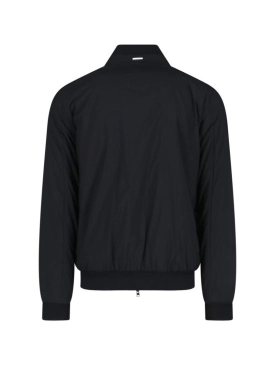 26SS 에르노 에코에이지 하이 카라 봄버 자켓 GI000414U 12456Z9300 Black - HERNO