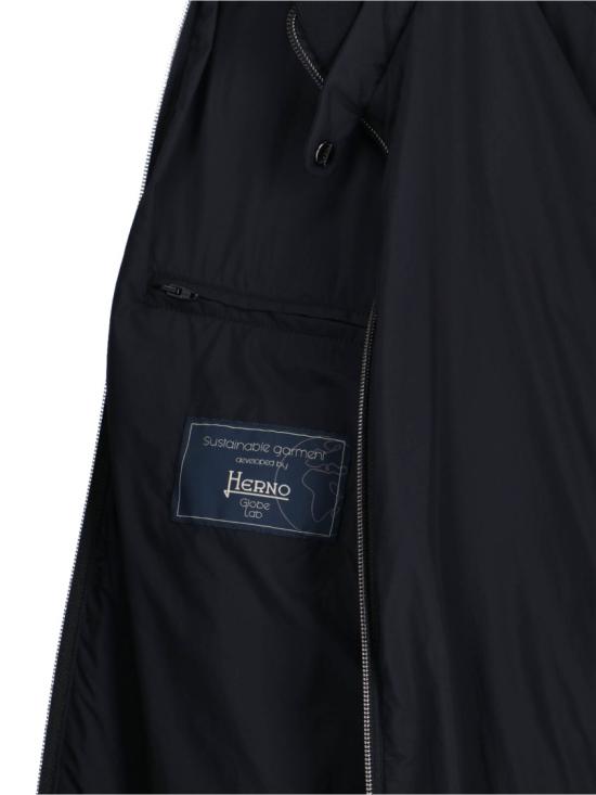 26SS 에르노 에코에이지 하이 카라 봄버 자켓 GI000414U 12456Z9300 Black - HERNO