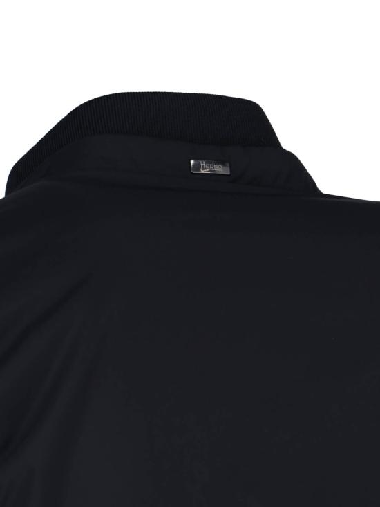 26SS 에르노 에코에이지 하이 카라 봄버 자켓 GI000414U 12456Z9300 Black - HERNO