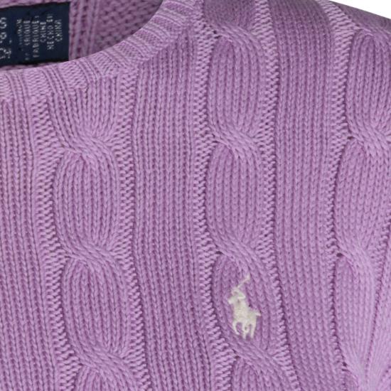 26SS 폴로 랄프로렌 포니 로고 피마코튼 케이블 니트 스웨터 211971869505 Neutrals - POLO RALPH LAUREN