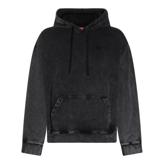 26SS 디젤 후드 티셔츠 A193250KIBZ9XXA Grey