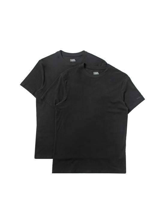 26SS 칼라거펠트 반팔 티셔츠 215M2199 999 black NERO