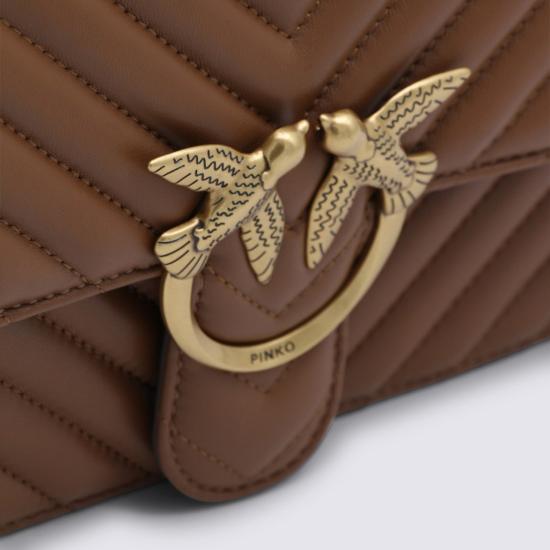 26SS 핑코 숄더백 100941A0GKL17Q Brown - PINKO