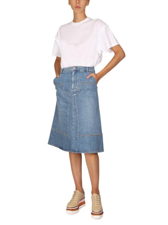  스텔라 맥카트니 반팔 티셔츠 6J0071 3SPW879000 Blue - STELLA MCCARTNEY