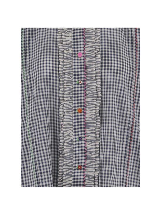 26SS 뻬로 셔츠 DLWPSSFF01WHITEBLU Grey - PÉRO