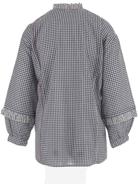 26SS 뻬로 셔츠 DLWPSSFF01WHITEBLU Grey - PÉRO