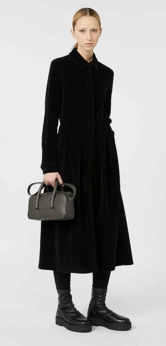 25FW 막스마라 롱 원피스 2526626088600 003 Black - MAX MARA