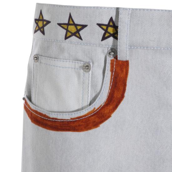 26SS 모스키노 데님 팬츠 261ZZ032302691888 White - MOSCHINO