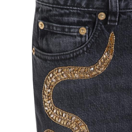 26SS 로베르토 카발리 데님 팬츠 WKJ222DN00105051 Black - ROBERTO CAVALLI