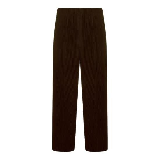 26SS 옴므 플리세 이세이 미야케 스트레이트 팬츠 HP66JF01418 Brown