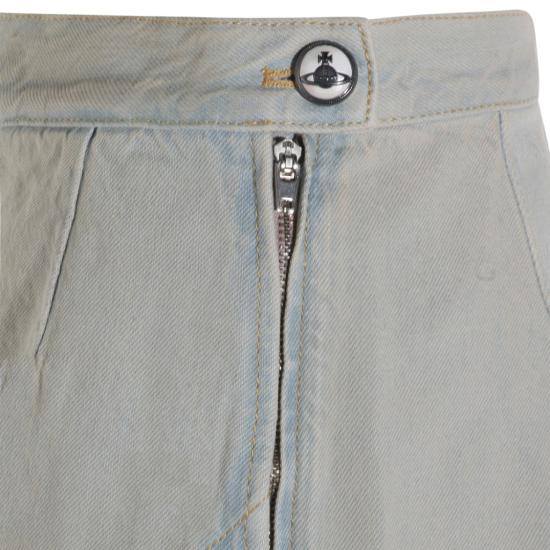 26SS 비비안웨스트우드 미디 스커트 1903001GW01C1B412 Blue - VIVIENNE WESTWOOD