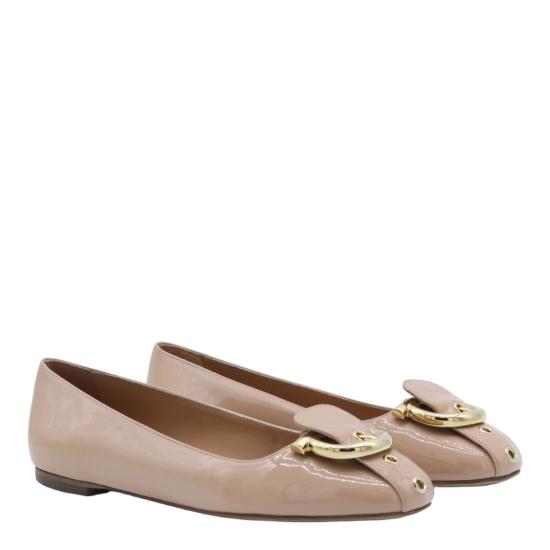 26SS 살바토레 페라가모 플랫 슈즈 79025301K989003 Neutrals - SALVATORE FERRAGAMO