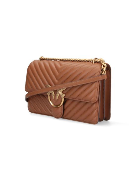 26SS 핑코 숄더백 100941 A0GKL17Q Brown - PINKO