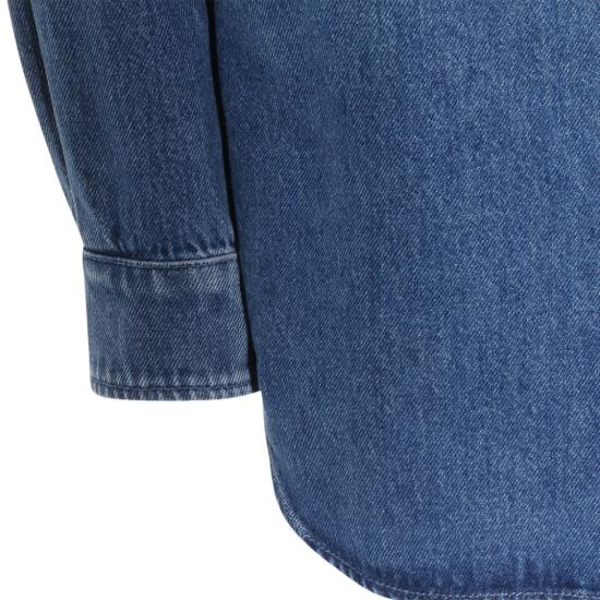 26SS 모스키노 데님 셔츠 261E020405390285 Blue - MOSCHINO